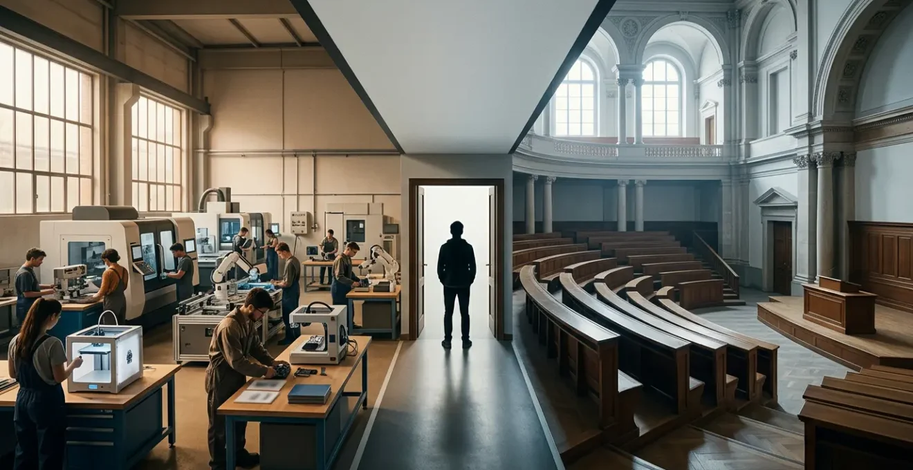 Comparaison entre institut spécialisé moderne et grande école classique