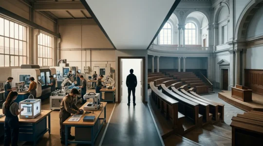 Comparaison entre institut spécialisé moderne et grande école classique