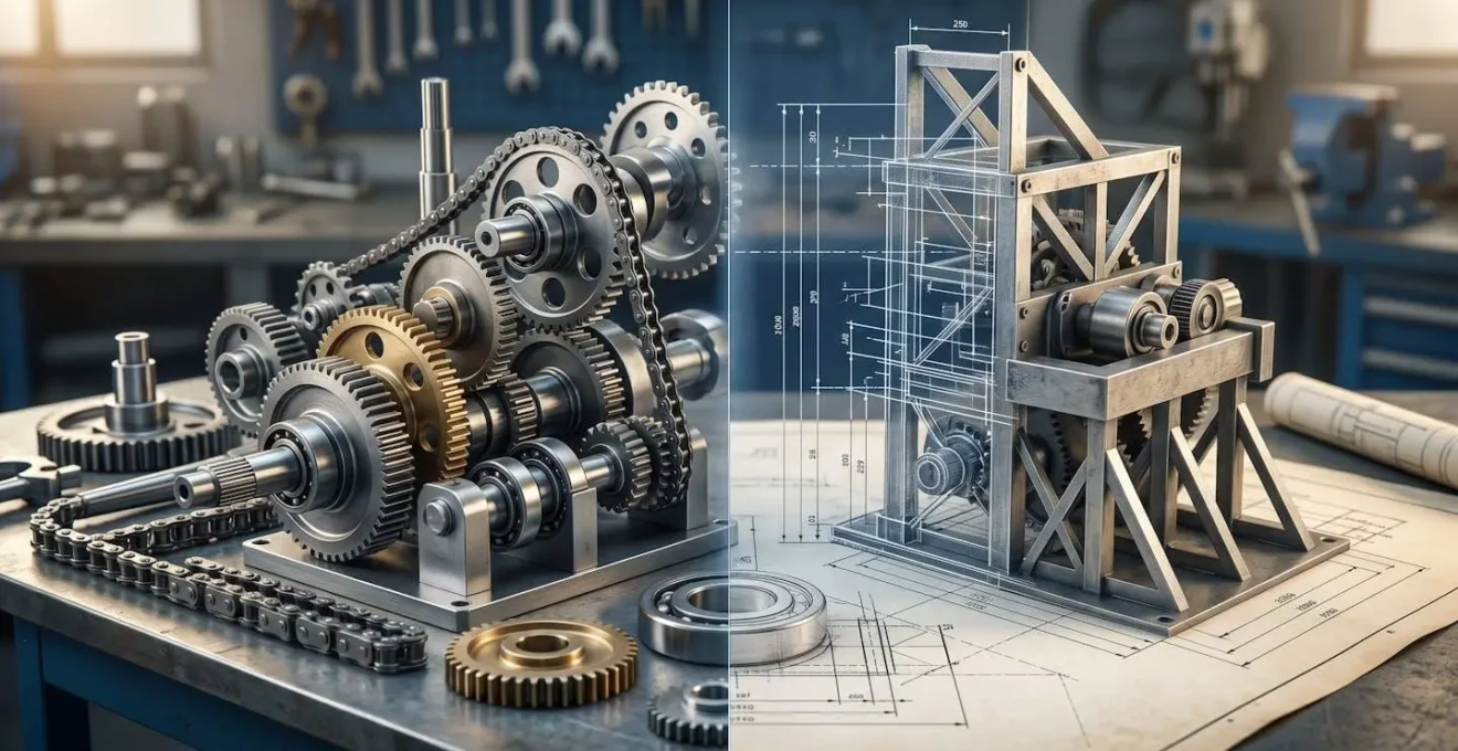 Représentation visuelle du parcours PTSI avec focus sur les sciences de l'ingénieur et la technologie