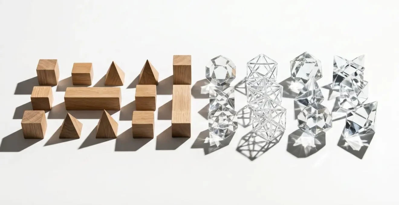 Représentation visuelle de la transition entre pensée calculatoire et pensée structurelle en mathématiques